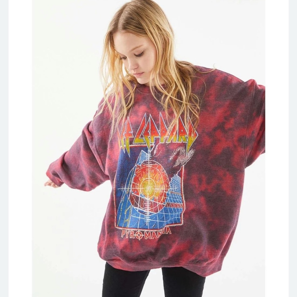 Urban Outfitters Def Leopard Sweatshirt